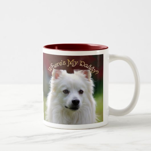 私のお父さんのマグがあるところ ツートーンマグカップ (右)