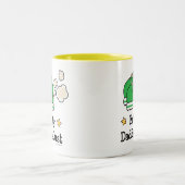 私のお父さんの塵のランナーのマグを食べて下さい ツートーンマグカップ (中央)