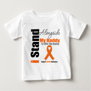 私のお父さんの横の白血病Iの立場 ベビーTシャツ