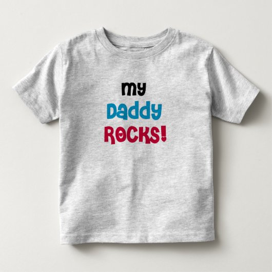 私のお父さんの石 トドラーTシャツ (正面)
