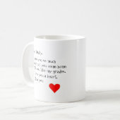 私のお父さんの英雄。 コーヒーマグカップ (正面左)