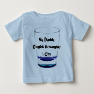 私のお父さんの飲み物 ベビーTシャツ