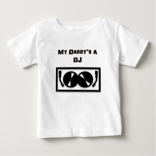 私のお父さんのA DJ ベビーTシャツ