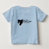 私のお父さんはあなたのお父さんのティーよりよく捜します ベビーTシャツ (裏面)