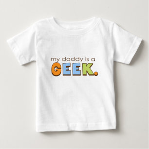 私のお父さんはギークです ベビーTシャツ