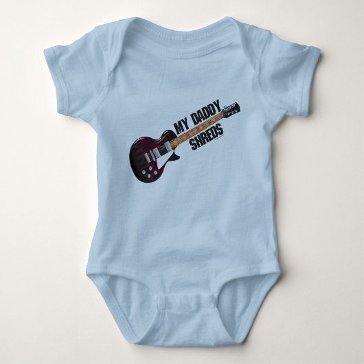 私のお父さんは幼児一つを寸断します ベビーボディスーツ (正面)