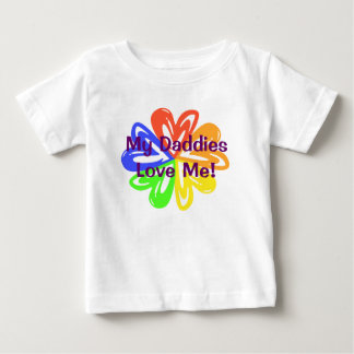 私のお父さんは私を愛します ベビーTシャツ