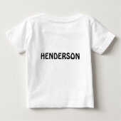 私のお父さんは私達の自由のために戦っています ベビーTシャツ (裏面)