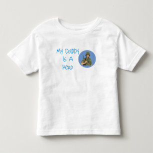 私のお父さんは英雄の軍隊の兵士の子供のワイシャツです トドラーTシャツ