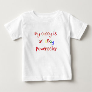 私のお父さんはEBay PowersellerのベビーのTシャツです ベビーTシャツ