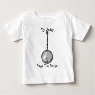 私のお父さん、演劇バンジョーの乳児のワイシャツ ベビーTシャツ