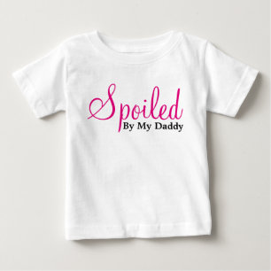 私のお父さん-白によってだめにされる ベビーTシャツ