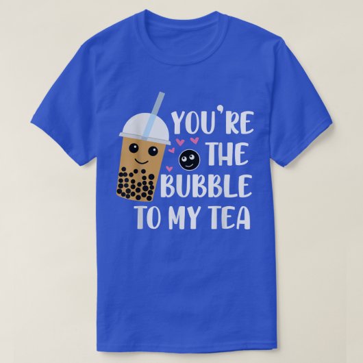 私のお茶のパートナーシップにバブルBoba Tea Tシャツ (デザイン正面)
