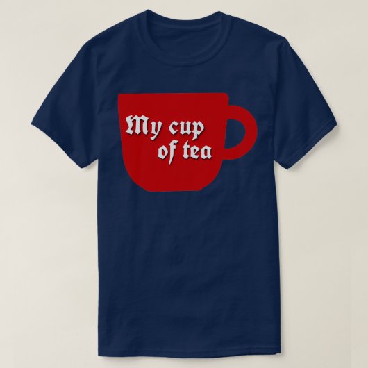私のお茶2 Tシャツ (デザイン正面)