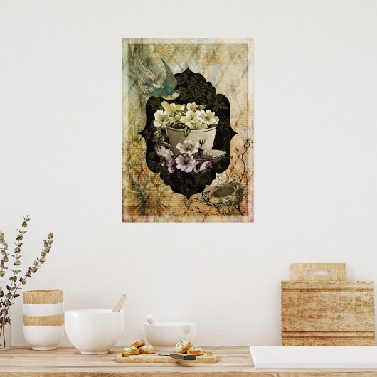 私のお茶 ポスター (キッチン)