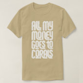 私のお金は全てサンゴ水族館のサおもしろいートワットに Tシャツ (デザイン正面)