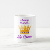 私のお願いを見つけました – 白いマグ コーヒーマグカップ (中央)