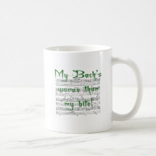 私のかみ傷より悪い私のBach! コーヒーマグカップ