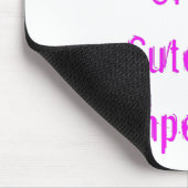 私のかわいい力 ピンク マウスパッド (コーナー)