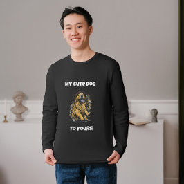 私のかわいい犬からあなたのゴールデンレトリバーまで Tシャツ