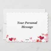 私のかわいらしガレンティンカードになる シーズンカード (裏面)