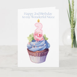 私のかわいらし素敵な姪への誕生日おめでとう カード