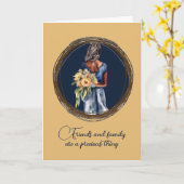 私のかわいらし花嫁のメイドは？ カード (黄色い花)