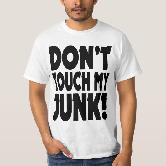私のがらくたに触れないで下さい Tシャツ (正面)
