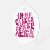 私のがんフリー時代に メタルオーナメント (正面左)