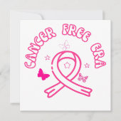 私のがんフリー時代に |乳がんおもしろい 招待状 (正面)