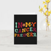 私のがんフリー時代の生存者の乳がん認識 カード (黄色い花)