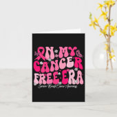 私のがんフリー時代の生存者乳がんが待っている カード (黄色い花)