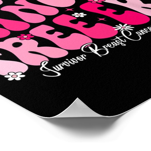 私のがんフリー時代の生存者乳がんが待っている ポスター (角)