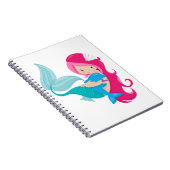 私のきれいな人魚とイルカ ノートブック (右側)