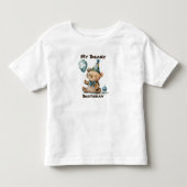 私のくまの1歳の誕生日Tシャツ トドラーTシャツ (正面)