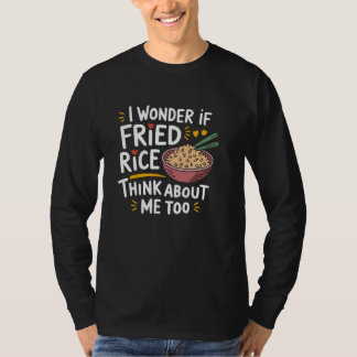 私のことも思ってくれてるのかな、炒飯 アジアンR Tシャツ