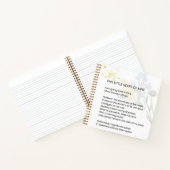 私のこの小さなハート – 感謝の詩 ノートブック (内部)