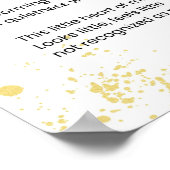 私のこの小さなハート – 感謝の詩 ポスター (角)