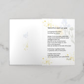 私のこの小さなハート – 感謝の詩 箔グリーティングカード (外側レイダウン)