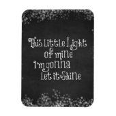 私のこの小さな光は輝かせるつもり マグネット (縦)