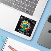 私のこの小さな光は、催涙ガスの火 シール (ノートパソコンとiPhone)