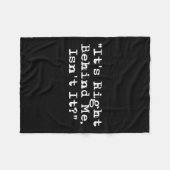 私のすぐ後ろにある – 幽霊狩り超常現象 フリースブランケット (正面(横))