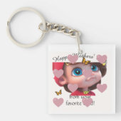 私のすごいクール母 キーホルダー (正面)