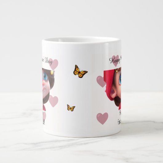 私のすごいクール母 ジャンボコーヒーマグカップ (正面)