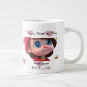 私のすごいクール母 ジャンボコーヒーマグカップ (右)