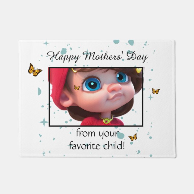 私のすごいクール母 ドアマット (正面)