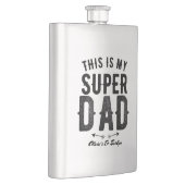 私のすごいパパパーソナライズされた父の日だ フラスク (右)