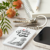 私のすごいパパ、ハッピー父の日、パパの写真 キーホルダー (正面右)