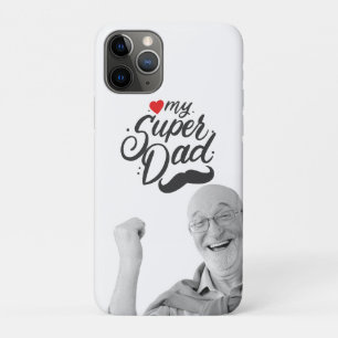 私のすごいパパ、ハッピー父の日、パパの写真 iPhone 11 PROケース