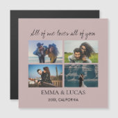 「私のすべてがあなたのすべてを愛している」写真コラージュ (正面/裏面)